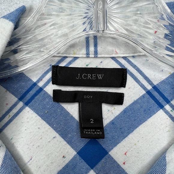 J.Crew Boyshirt in Confetti Plaid - Picture 5 of 8